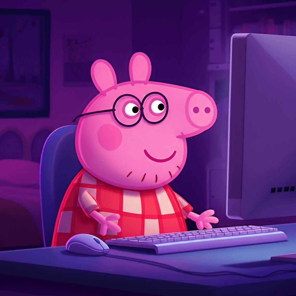 Panel 1, Peppa's Room
